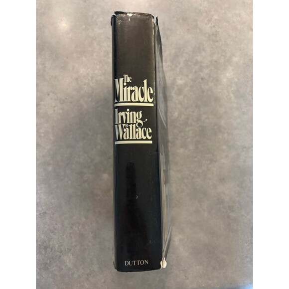 Irving Wallace - The Miracle - 1st Edition 1st Printing - Hardcover 1984 VTG - Picture 2 of 6